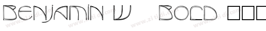 Benjamin W05 Bold字体转换